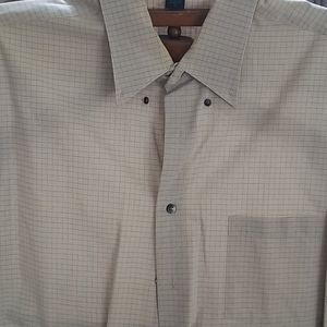 Mens DKNY Dress Shirt Size 16 1/2-32/33